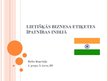 Presentations 'Lietišķās biznesa etiķetes īpatnības Indijā', 1.