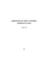 Research Papers 'Apdrošināšanas tirgus attīstības tendences Latvijā', 1.