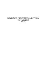 Research Papers 'Deviance. Prostitūcija Latvijā un pasaulē', 1.