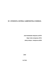 Research Papers 'D-3 interneta sistēmas arhitektūras modelis', 1.