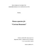 Research Papers 'Romas apmetne', 1.