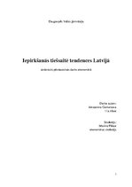 Research Papers 'Iepirkšanās tiešsaitē tendences Latvijā', 1.