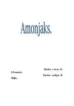 Summaries, Notes 'Amonjaks', 1.