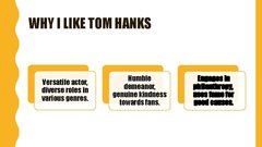 Presentations 'Tom Hanks', 5.