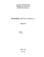 Research Papers 'Piparmētra', 1.