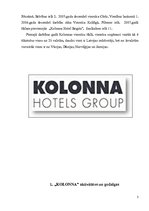 Research Papers 'Kolonna Hotel Group', 3.