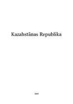 Research Papers 'Kazahstānas Republika', 1.