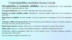 Presentations 'Uzņēmējdarbības juridiskās formas Latvijā', 2.