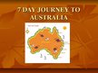 Presentations 'A Seven-Day Trip to Australia', 1.