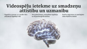 Presentations 'Videospēļu ietekme uz smadzeņu attīstību un uzmanību', 1.