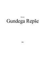 Research Papers 'Gundega Repše', 1.