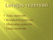 Presentations 'Latvijas rezervāti', 2.
