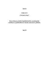 Research Papers 'Komerclikuma prasības kapitālsabiedrību pamatkapitāla veidošanai un palielināšan', 1.