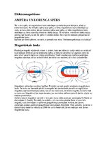 Summaries, Notes 'Elektromagnētisms', 1.