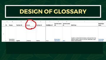 Presentations 'Presentation on Agriculture and Botany Terms: English to Latvian', 5.