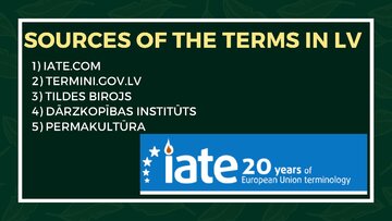 Presentations 'Presentation on Agriculture and Botany Terms: English to Latvian', 7.