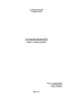 Research Papers 'Hemosideroze', 1.