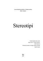 Research Papers 'Stereotipi', 1.