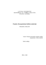 Research Papers 'Projekts "Reorganizācija Iekšlietu ministrijā"', 1.