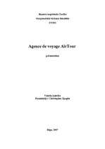 Research Papers 'L'agence de voyage Airtour ', 1.