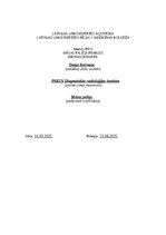 Practice Reports 'Māsas palīga prakses dienasgrāmata', 1.