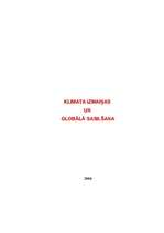 Research Papers 'Klimata izmaiņas un globālā sasilšana', 1.