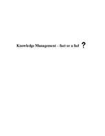 Research Papers 'Knowledge Management', 1.