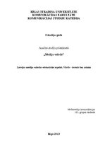 Essays 'Mediju valoda. Latvijas mediju valodas vēsturiskie aspekti', 1.