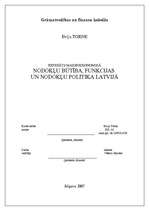 Research Papers 'Nodokļu būtība, funkcijas un nodokļu politika Latvijā', 1.
