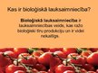 Presentations 'Bioloģiskā lauksaimniecība un tās perspektīvas Latvijā', 2.