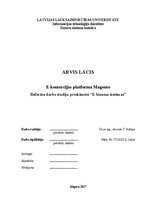 Research Papers 'E-komercijas platforma Magento', 1.
