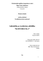 Practice Reports 'Kvalifikācijas prakses atskaite', 1.