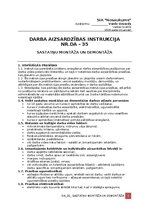 Samples 'Darba aizsardzības instrukcija - sastatņu montāža un demontāža', 1.