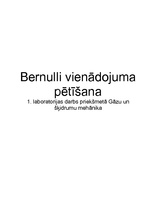 Research Papers 'Bernulli vienādojuma pētīšana', 1.
