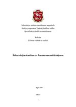 Research Papers 'Reformācijas kustības un renesanses salīdzinājums', 1.
