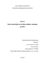 Research Papers 'Darba aizsardzības un drošības tehnikas vispārīgās prasības', 1.