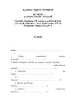 Research Papers 'Pilsoņu tiesiskā stāvokļa salīdzinājums Livonijā, Kurzemes hercogvalstī un Zemga', 1.