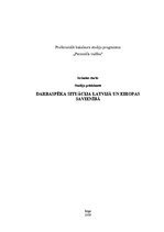 Research Papers 'Darbaspēka situācija Latvijā un Eiropas Savienībā', 1.