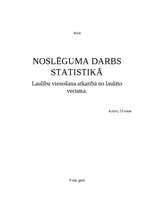 Research Papers 'Laulību vienošana atkarībā no laulāto vecuma', 1.