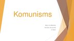 Presentations 'Komunisms', 1.
