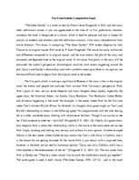 Essays 'Comparative Essay "The Great Gatsby"', 1.