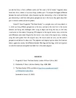 Essays 'Comparative Essay "The Great Gatsby"', 5.