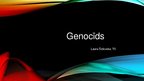 Presentations 'Genocīds', 1.