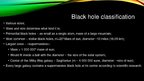 Presentations 'Black Holes', 3.