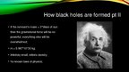Presentations 'Black Holes', 5.