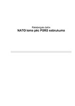 Research Papers 'NATO loma pēc PSRS sabrukuma', 1.