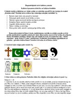 Summaries, Notes 'Kultūras izpausmes sabiedrība un kultūras identitāte', 1.