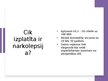Presentations 'Narkolepsija', 5.