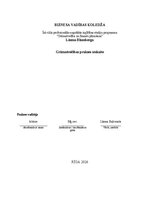 Practice Reports 'Grāmatvedības prakses atskaite', 1.