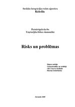Research Papers 'Risks un problēmas', 1.